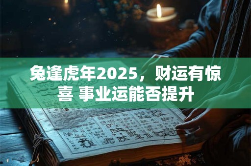 兔逢虎年2025，财运有惊喜 事业运能否提升