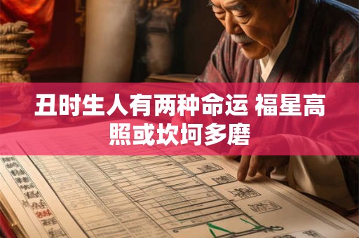 丑时生人有两种命运 福星高照或坎坷多磨