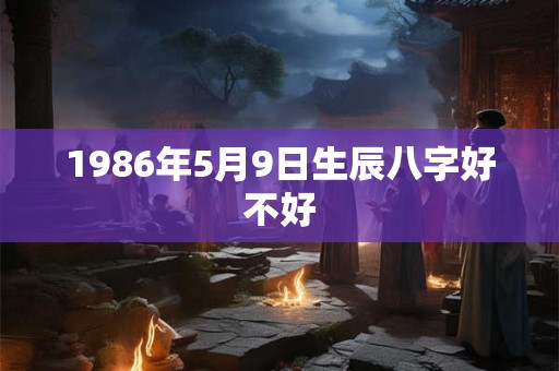1986年5月9日生辰八字好不好