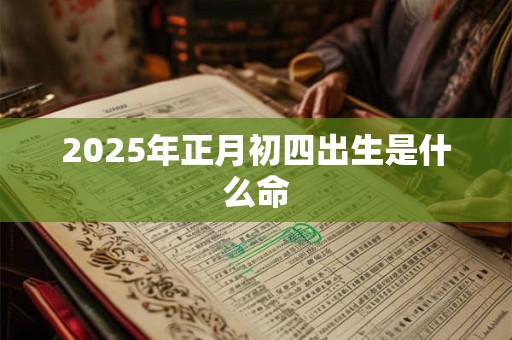 2025年正月初四出生是什么命