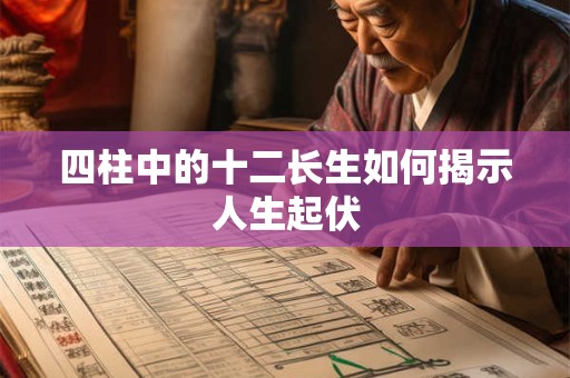 四柱中的十二长生如何揭示人生起伏