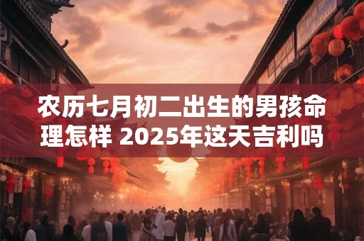 农历七月初二出生的男孩命理怎样 2025年这天吉利吗