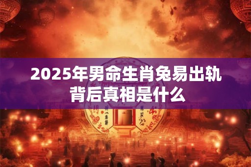 2025年男命生肖兔易出轨 背后真相是什么