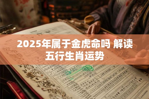 2025年属于金虎命吗 解读五行生肖运势