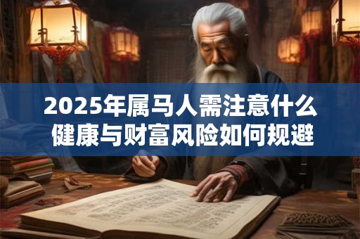 2025年属马人需注意什么 健康与财富风险如何规避