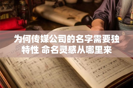 为何传媒公司的名字需要独特性 命名灵感从哪里来