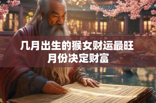 详细阅读:几月出生的猴女财运最旺 月份决定财富 几月出生的猴女财运最旺 月份决定财富