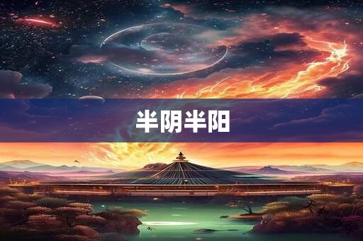 半阴半阳