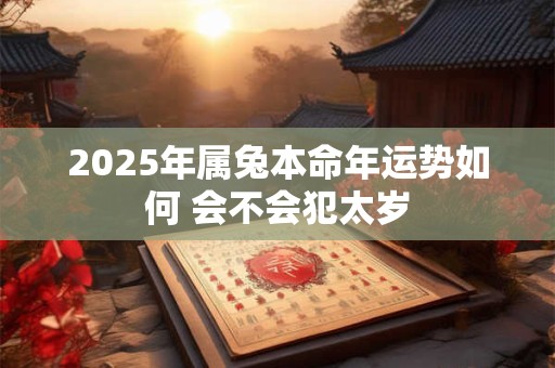 2025年属兔本命年运势如何 会不会犯太岁