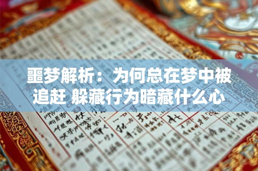 噩梦解析：为何总在梦中被追赶 躲藏行为暗藏什么心理