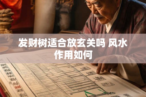发财树适合放玄关吗 风水作用如何