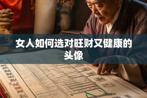 女人如何选对旺财又健康的头像