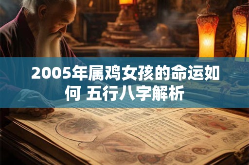 2005年属鸡女孩的命运如何 五行八字解析
