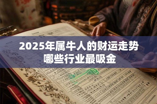2025年属牛人的财运走势 哪些行业最吸金