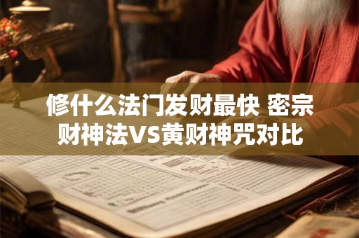 修什么法门发财最快 密宗财神法VS黄财神咒对比
