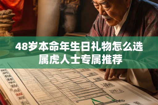 48岁本命年生日礼物怎么选 属虎人士专属推荐