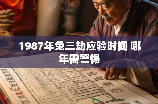 1987年兔三劫应验时间 哪年需警惕