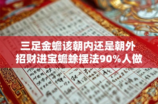 三足金蟾该朝内还是朝外 招财进宝蟾蜍摆法90%人做错
