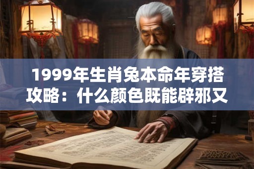 1999年生肖兔本命年穿搭攻略：什么颜色既能辟邪又开运