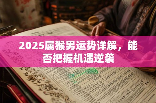 2025属猴男运势详解，能否把握机遇逆袭