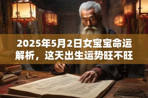 2025年5月2日女宝宝命运解析，这天出生运势旺不旺