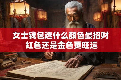 女士钱包选什么颜色最招财 红色还是金色更旺运