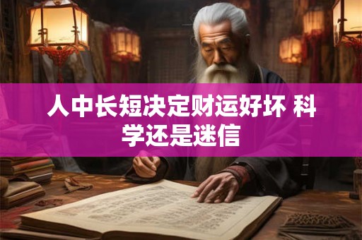 人中长短决定财运好坏 科学还是迷信