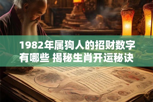 1982年属狗人的招财数字有哪些 揭秘生肖开运秘诀