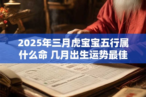 2025年三月虎宝宝五行属什么命 几月出生运势最佳