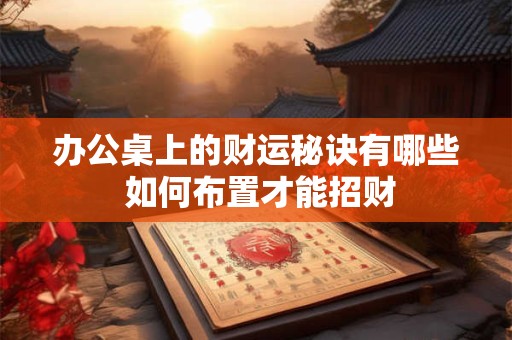 办公桌上的财运秘诀有哪些 如何布置才能招财