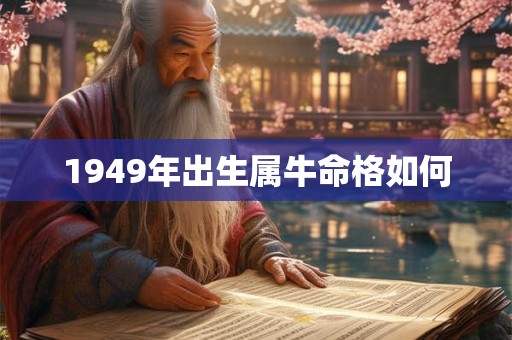 1949年出生属牛命格如何