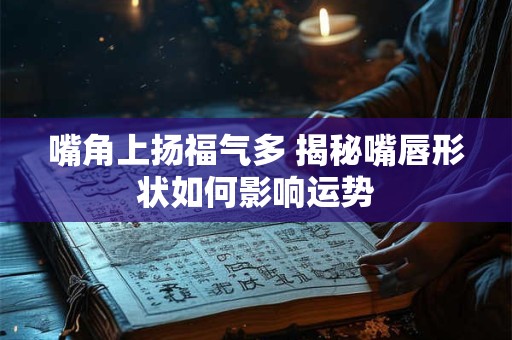 嘴角上扬福气多 揭秘嘴唇形状如何影响运势