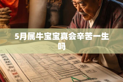 5月属牛宝宝真会辛苦一生吗