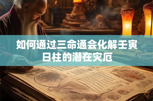 如何通过三命通会化解壬寅日柱的潜在灾厄