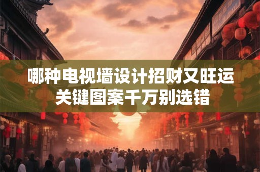 哪种电视墙设计招财又旺运 关键图案千万别选错