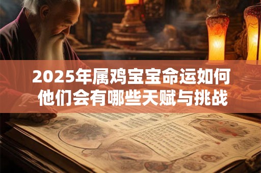 2025年属鸡宝宝命运如何 他们会有哪些天赋与挑战