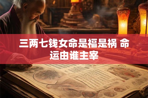 三两七钱女命是福是祸 命运由谁主宰