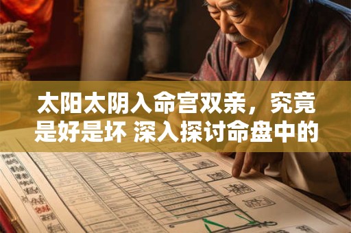 太阳太阴入命宫双亲，究竟是好是坏 深入探讨命盘中的父母运势
