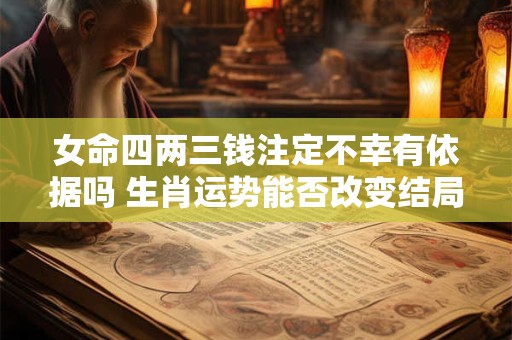 女命四两三钱注定不幸有依据吗 生肖运势能否改变结局