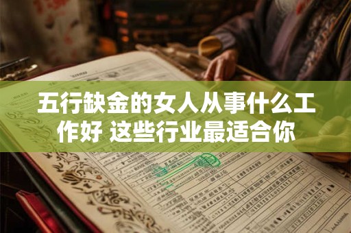 五行缺金的女人从事什么工作好 这些行业最适合你