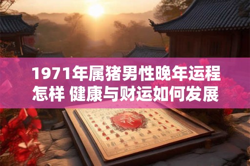 1971年属猪男性晚年运程怎样 健康与财运如何发展