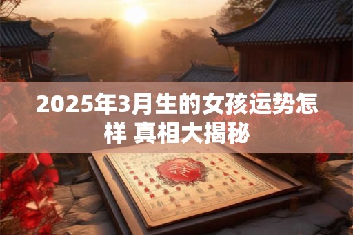 2025年3月生的女孩运势怎样 真相大揭秘