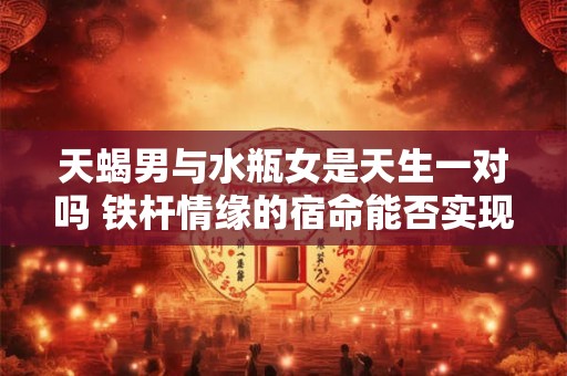 天蝎男与水瓶女是天生一对吗 铁杆情缘的宿命能否实现