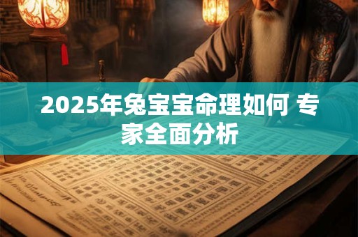 2025年兔宝宝命理如何 专家全面分析