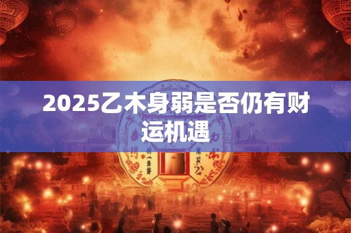 2025乙木身弱是否仍有财运机遇