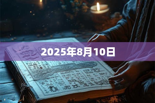 详细阅读:2025年8月10日 2025年8月10日