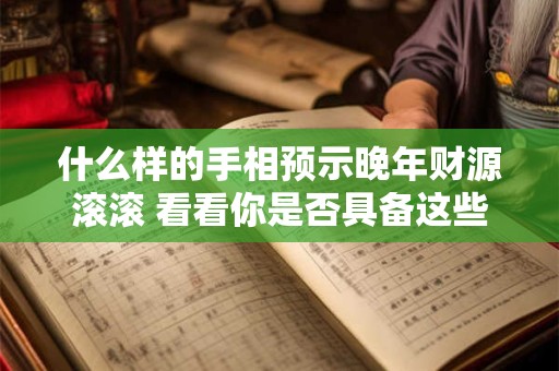 什么样的手相预示晚年财源滚滚 看看你是否具备这些特征