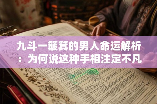 九斗一簸箕的男人命运解析：为何说这种手相注定不凡