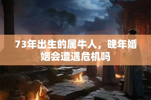 73年出生的属牛人，晚年婚姻会遭遇危机吗