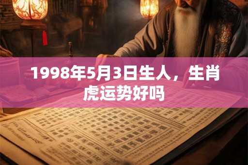 1998年5月3日生人，生肖虎运势好吗